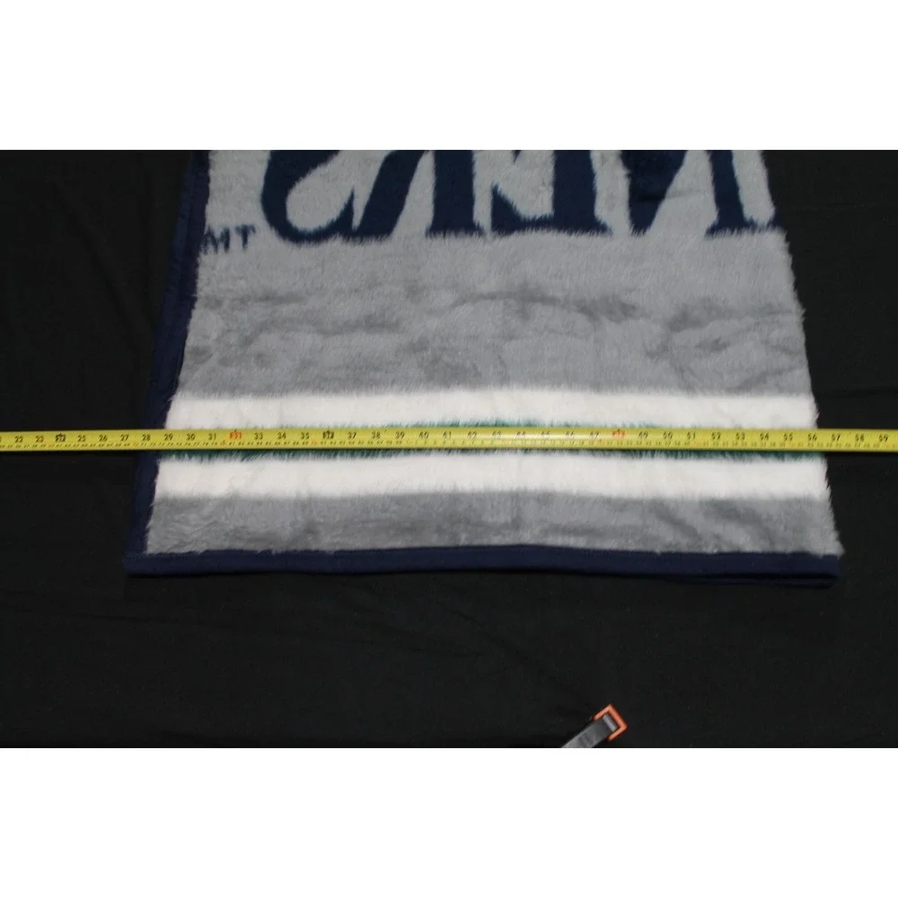 Biederlack Seattle Mariners Throw Blanket MLB Navy Blue 48x57 USA Made